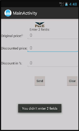 Discount calculator