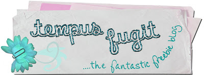 Tempus fugit - the fantastic freebie blog