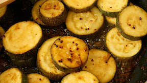 Courgettes à l'aigre-douce