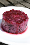 Entremet au cassis