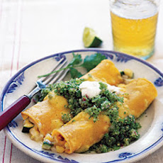Chicken Enchiladas With Green Salsa