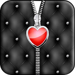 Heart Zipper Screen Lock Apk