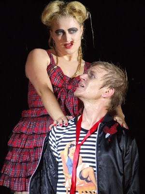 Nicole Elizabeth as Elizabeth Woodville and Anthony Morris as Edward, Son of York in War of the Roses III: Back in Black