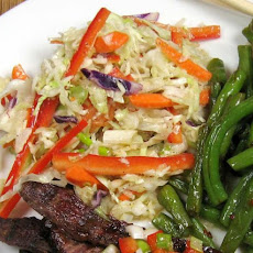 Cabbage and Daikon coleslaw