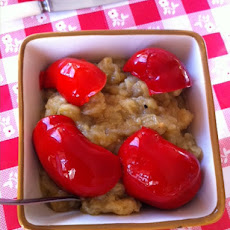 Eggplant and Red Bell Peppers Salad.