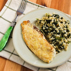 Sauteed Tilapia with Parmesan Crust