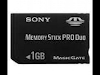 Sony Memori Stick Produo 1Gb