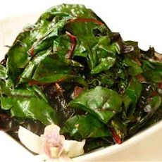 Sauteed Swiss Chard with Parmesan Cheese