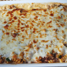 All Things Green – Vegetable and Mozzarella Baked Fusilli
