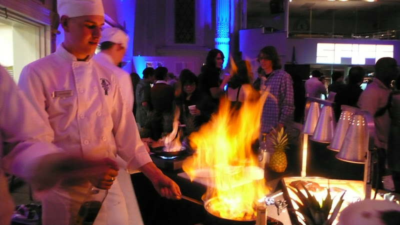 flame at California Culinary Academy flame at California Culinary Academy