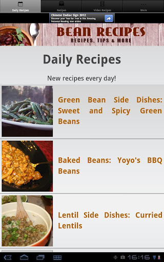 Bean Recipes