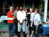 a picture of our family with SSgt Mac McNeil and the recruit.  
tom, mac, jed, sarah, emmah and melinda