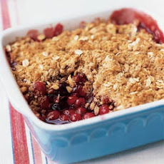 Cranberry-Cherry Crumble