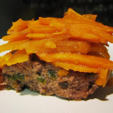 Scalloped Sweet Potatoes With Ground Beef