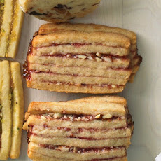 Raspberry-Almond Layered Icebox Cookies