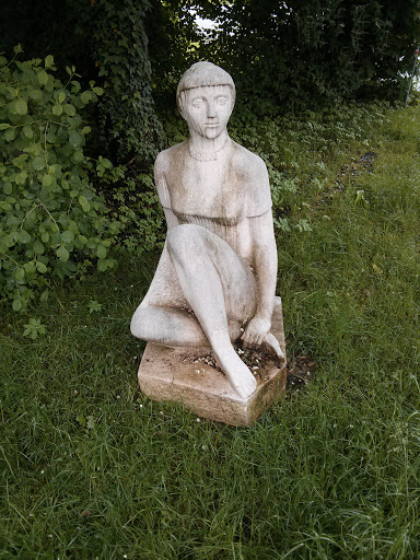 Sitting Child Statue