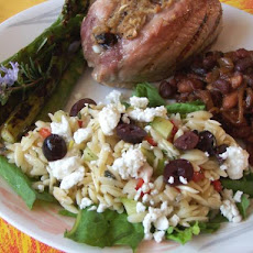 Light Greek Orzo Salad