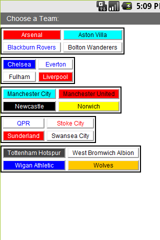 Prem Fixtures 2011 12