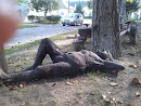 Lazy Man Statue