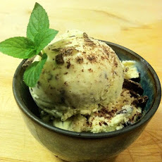 Bourbon Vanilla Mint Chip Ice Cream