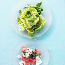 Watermelon Salad with Feta and Basil