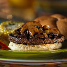 Portobello Mushroom and Onion Burger Topping