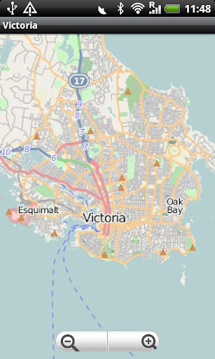 Victoria British Columbia Map