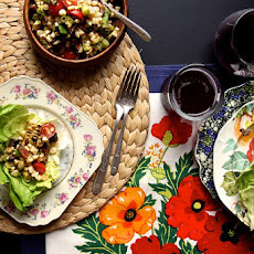 BLT Corn Salad Wraps
