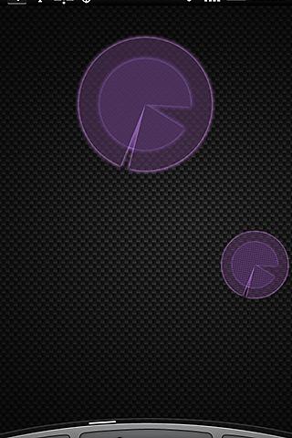 【免費個人化App】Polarizer Analog Clock: Purple-APP點子