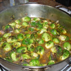 Roasted Brussels Sprouts With Shallots and Fresh Garden Thyme