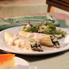 Spinach Chicken Manicotti