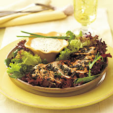 Grilled Herb-Coated Chicken Breasts