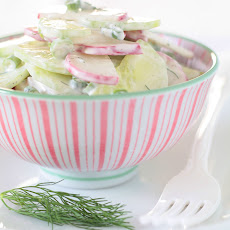 Radish & Cucumber Salad