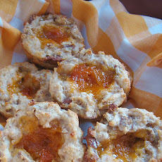 Peach-Filled Wheat Muffins