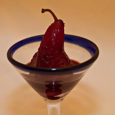 Pears in Red Wine Sauce