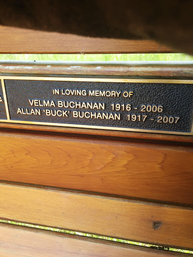 Buchanan Memorial Bench