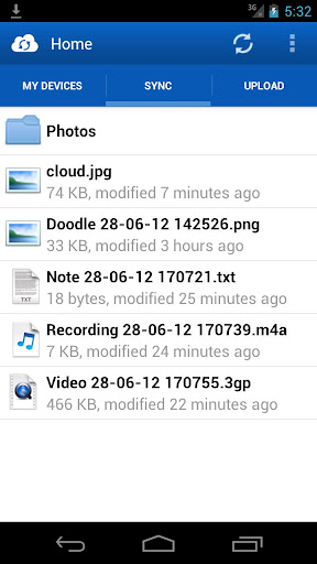 just-cloud for android screenshot