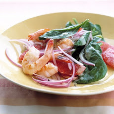 Shrimp and Grapefruit Spinach Salad