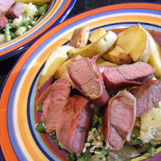 Prosciutto Lamb & Roast Kipflers (21 Day Wonder Diet:day 9)