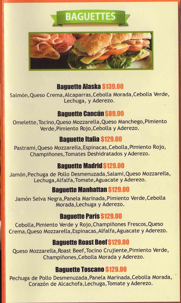 Menú Revista City Salad