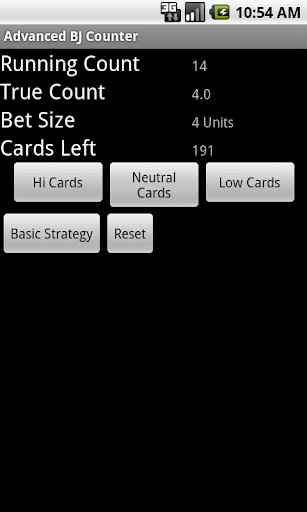 Advanced BlackJack Counter