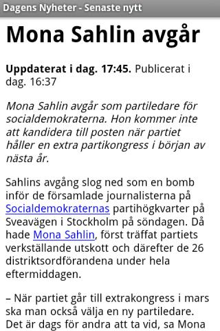 【免費新聞App】AM Dagens Nyheter-APP點子