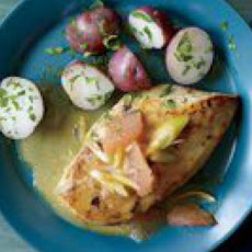 Pan-Seared Chicken with Grapefruit-Butter Sauce