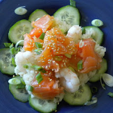 Green Tea Chirashi (Scattered Rice)