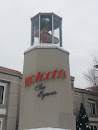 Wolcott's Fine Eyewear Statue and Tower