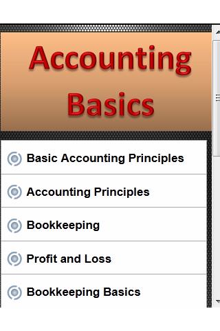 Accounting Basics