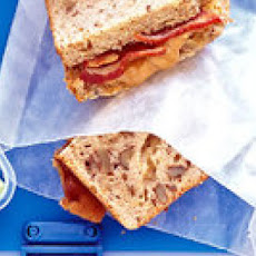 Peanut Butter and Bacon on Banana Bread
