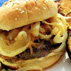 Beer Burgers With Beer Braised Onions