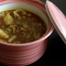 Sausage, Bean and Cabbage Soup