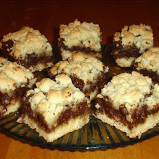 Chocolate Fudge-Nut Cream Cheese Bars